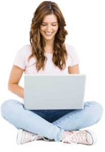 woman on laptop