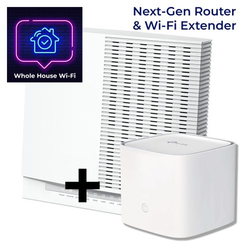 EX820v Next Gen Router with Wi-Fi Extender