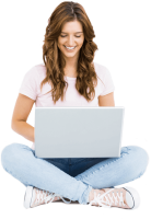 woman on laptop